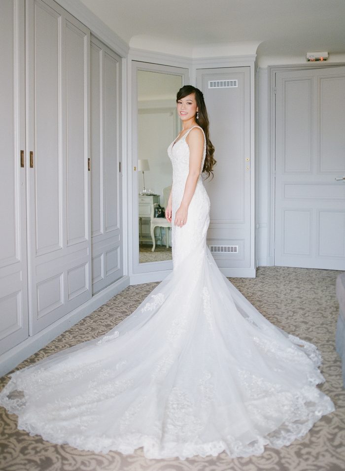 French Riviera Wedding bride